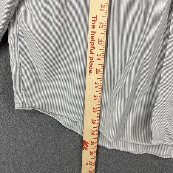 Calvin Klein Shirt Mens 16.5 34/35 Gray Slim Fit Performance Non-Iron Dress - Picture 8 of 15
